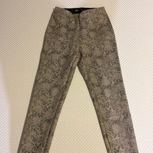 Zara snake skin leggings